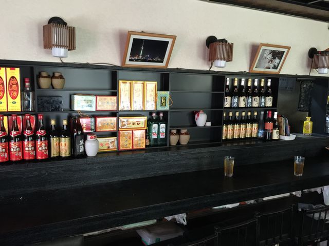 2015年4月　千葉県船橋市　居酒屋「猿八」様　特注の棚　画像